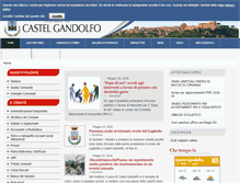 Tablet Screenshot of comune.castelgandolfo.rm.it